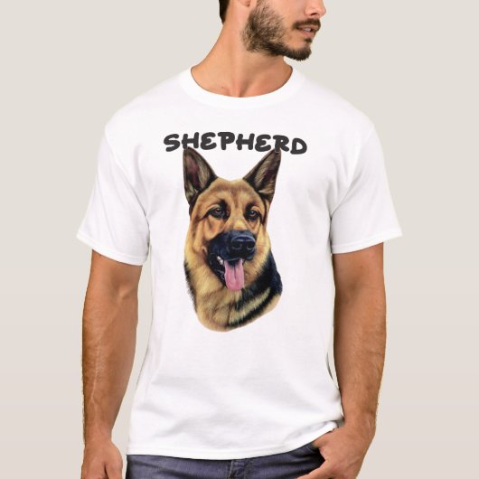 T-SHIRT DOG SHEPHERD (Devant)