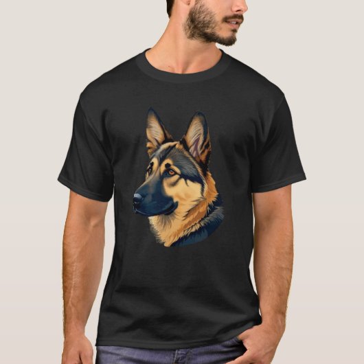T-SHIRT DOG SHEPHERD (Devant)