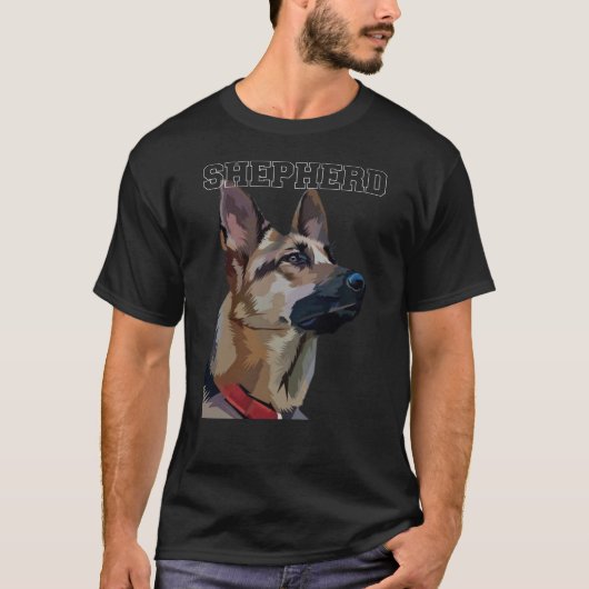 T-shirt Dog Shepherd (Devant)