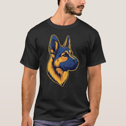 T-SHIRT DOG SHEPHERD (Devant)