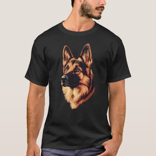 T-SHIRT DOG SHEPHERD (Devant)