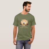 T-shirt Dog Sunset Chaser (Devant entier)