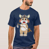 T-shirt Dog Vikings Axe (Devant)