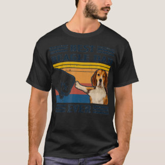 T-shirt Dog Vintage Best Beagle Dad Ever Father's Day
