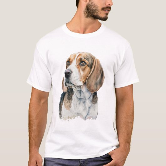 T-shirt Dog with Concept Artistic Design (Devant)