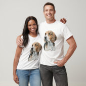 T-shirt Dog with Concept Artistic Design (Unisexe)
