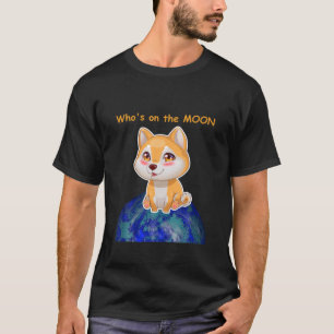 T-shirt Doge Baby Moon Dogecoin Funny Chien Mème Coin Cryp