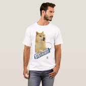 T-shirt Doge Jouer Melodica (Devant entier)
