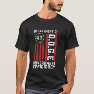 T-shirt DOGE Ministère De L'Efficacité Gouvernementale
