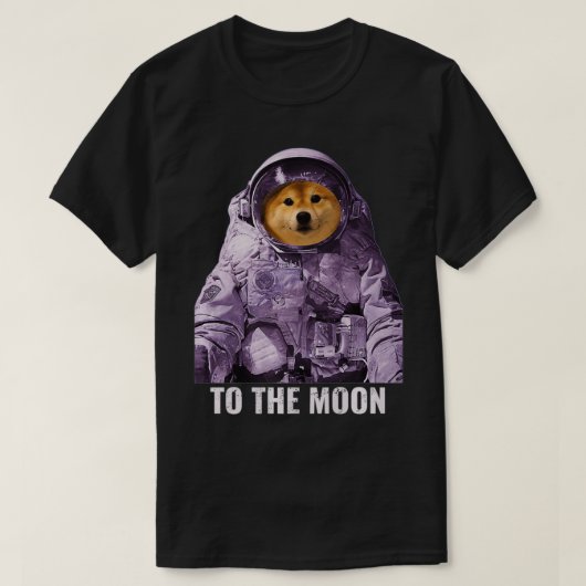 T-shirt Dogecoin À La Lune Cool Dogecoin Premium  (Design devant)
