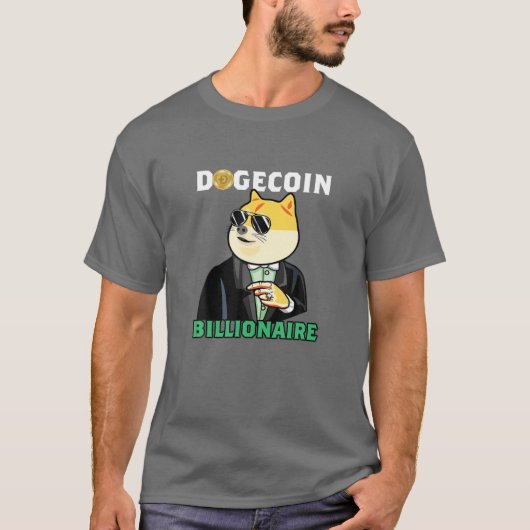 T-shirt Dogecoin Billionaire (Devant)