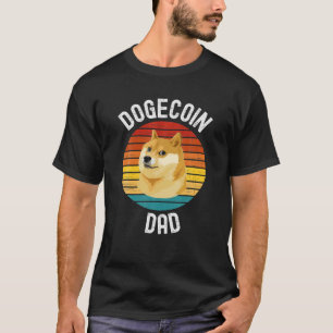 T-shirt Dogecoin Cadeau, Dogecoin Papa, Funny Shiba Inu