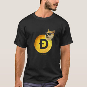 T-shirt Dogecoin Cool Doge To Moon Coin Token