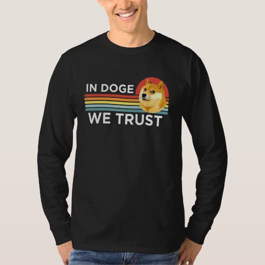T-shirt Dogecoin Doge CryptoCurrency Trader (Devant)