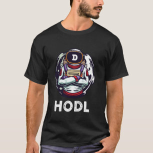 T-shirt Dogecoin Doge Hodl À La Lune Dogecoin Funny Dogeco