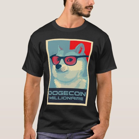 T-shirt DOGECOIN Millionaire HODL Crypto SHIB Token to (Devant)