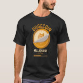 T-shirt Dogecoin Millionaire Loading Crypto Cryptocurrency (Devant)