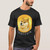 T-shirt Dogecoin Tee Funny Chien Mème Pièce Crypto Devise (Devant)