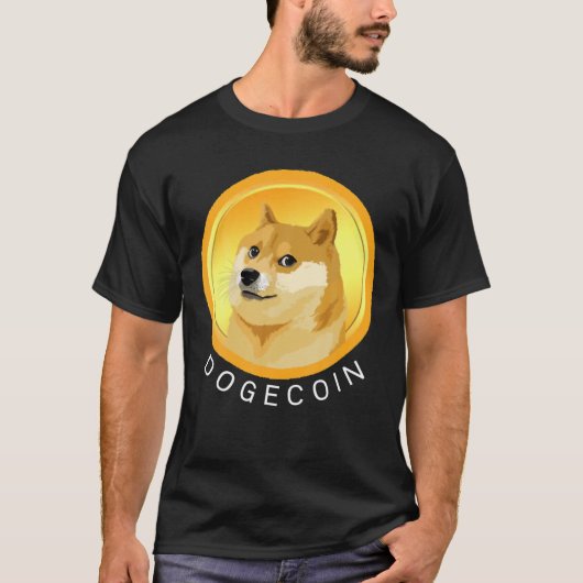 T-shirt Dogecoin Tee Funny Chien Mème Pièce Crypto Devise (Devant)
