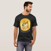 T-shirt Dogecoin Tee Funny Chien Mème Pièce Crypto Devise  (Devant entier)