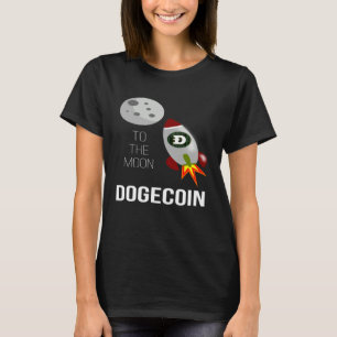T-SHIRT DOGECOIN VERS LA LUNE DOGE COIN MONNAIE CRYPTO