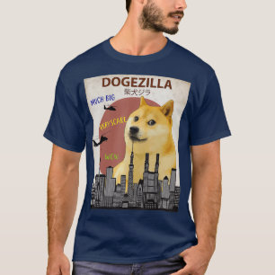 T-shirt Dogezilla Funny DOGE MEME Shiba Inu Chien