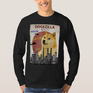 T-shirt Dogezilla T- Doge Doge Mèmes Shiba Inu Chien