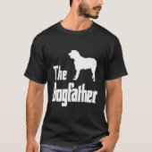 T-shirt Dogfather Funny Chig Cadeau Funny Irish Wolfhound (Devant)