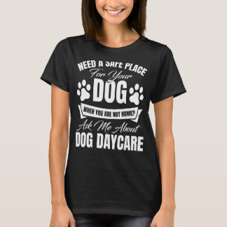 T-shirt Doggie Garderie Centre Équipement essentiel Chien