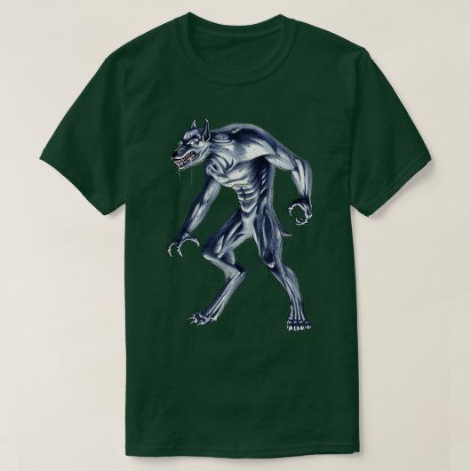 T-shirt Dogman Cryptid Beast (Design devant)