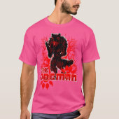 T-shirt Dogman De L'Amérique Monster Du Loup Rouge Werewol (Devant)
