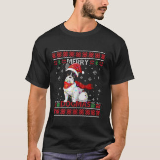 T-shirt Dogmas Joyeux et moche Chien taureau Français Chap