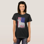 T-shirt Dogo Argentino chien patriotique USA drapeau améri (Devant entier)