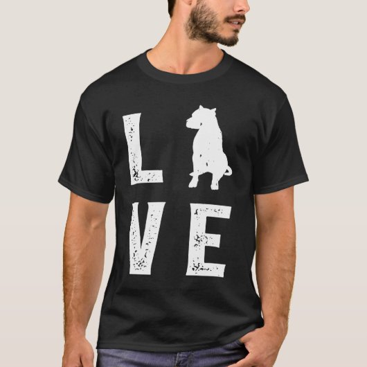 T-shirt Dogo Argentino Love 1 (Devant)
