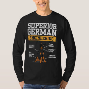 T-shirt Dogs Lover I Doberman Dog I Superior German Engine