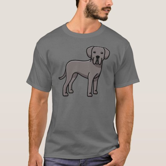 T-shirt Dogue allemand (Devant)