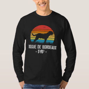 T-shirt Dogue de Bordeaux Papa Rétro Vintage