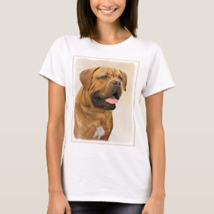 T-shirt Dogue de Bordeaux Peinture - Cute Original Chien A