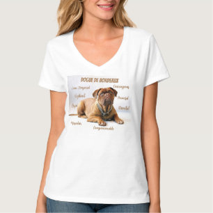 T-Shirt Dogue de Bordeaux Persoonlijkheid