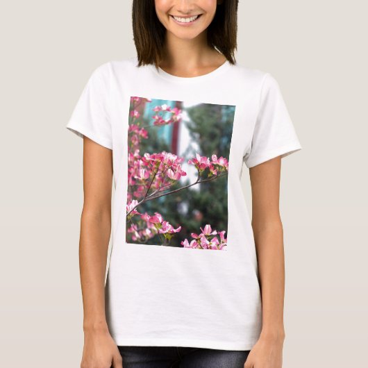 T-shirt Dogwood rose (Devant)