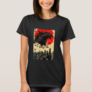 T-shirt Dogzilla Chien Japonais Art Drôle Drôle Dons Chien