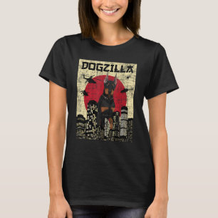 T-shirt Dogzilla Doberman japonais Canin Chien Propriéta