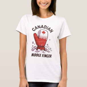 T-shirt Doigt moyen canadien