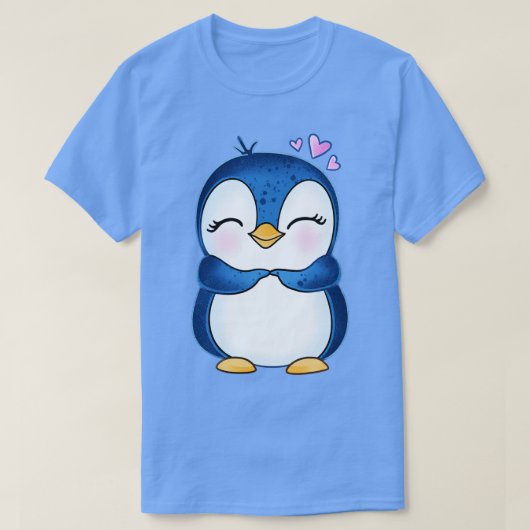 T-shirt Doigts minces pingouins (Design devant)