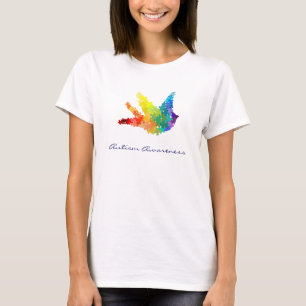 T-shirt d'oiseau de puzzle de sensibilisation sur