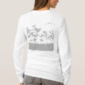T-shirt d'oiseaux d'oies de neige (Dos)