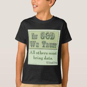 T-shirt Doit apporter des données