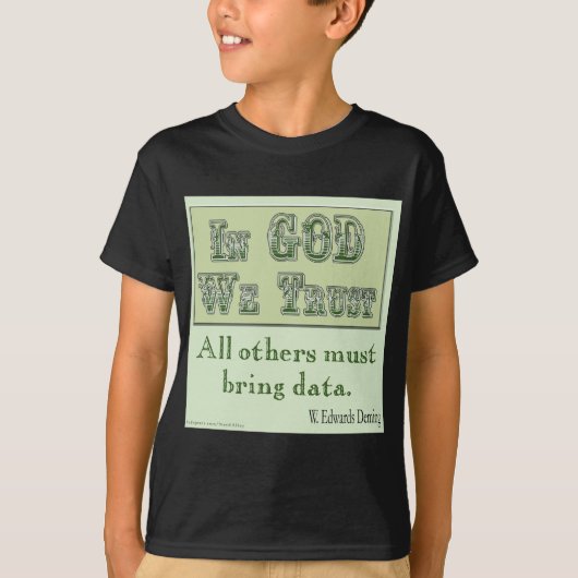 T-shirt Doit apporter des données (Devant)