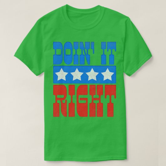 T-shirt Doit It Right Motivational Typography Design 2 (Design devant)