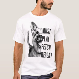 T-shirt Doit Lire Récupérer Répétition - Conception Amoure